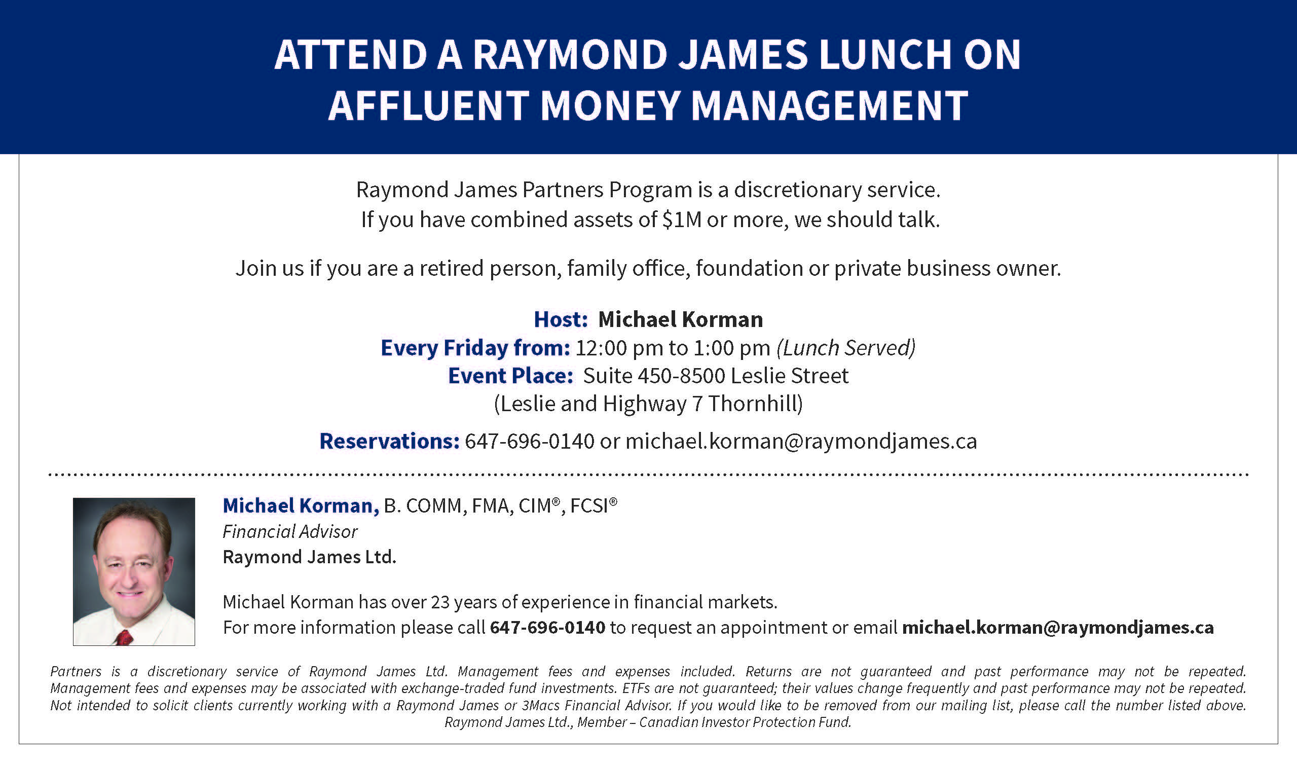 Raymond James partners program
