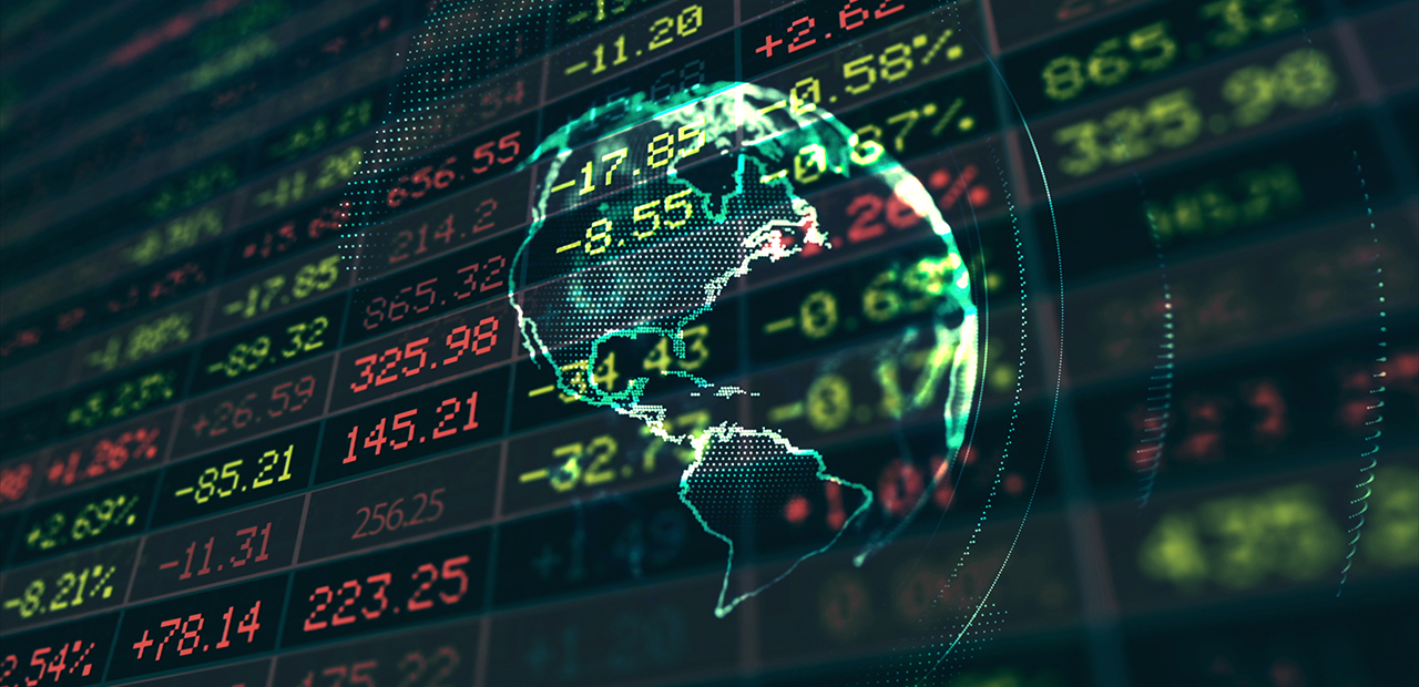 Conceptual Display of Stock market