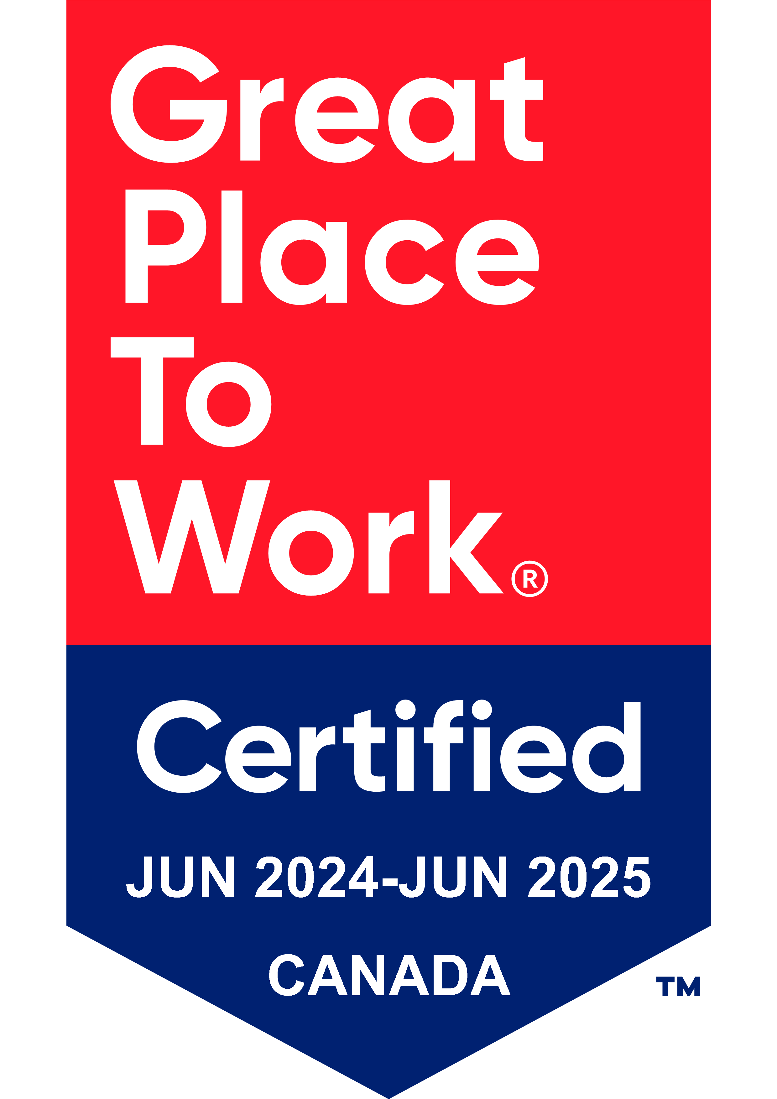 2024 - 2025 Great Place to Work badge