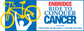 Enbridge Ride to Conquer Cancer logo.