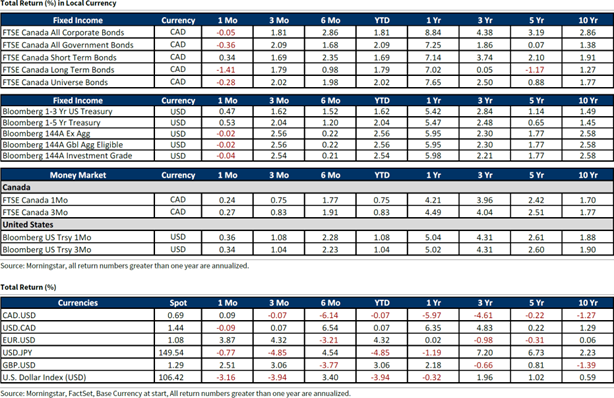 Total Return in Local Currency
