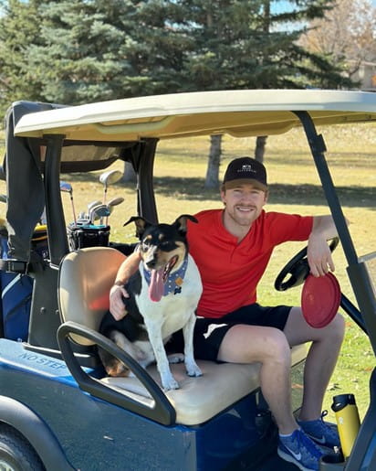 Ryan Golfing