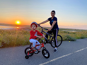 Bike ride.