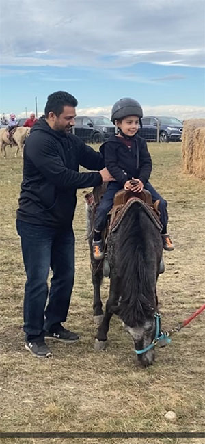 First pony ride