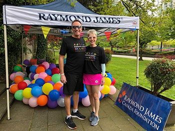 Mark and Traci at an event