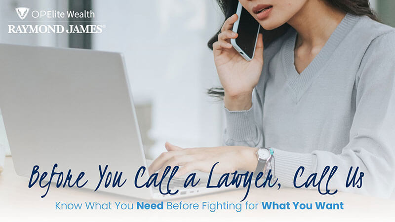 Before you call a lawyer call us to know what you need before fighting for what you want