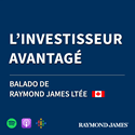 Logo for the advantaged investor podcast in French