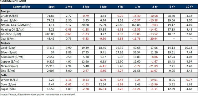 Total Return in Local Currency