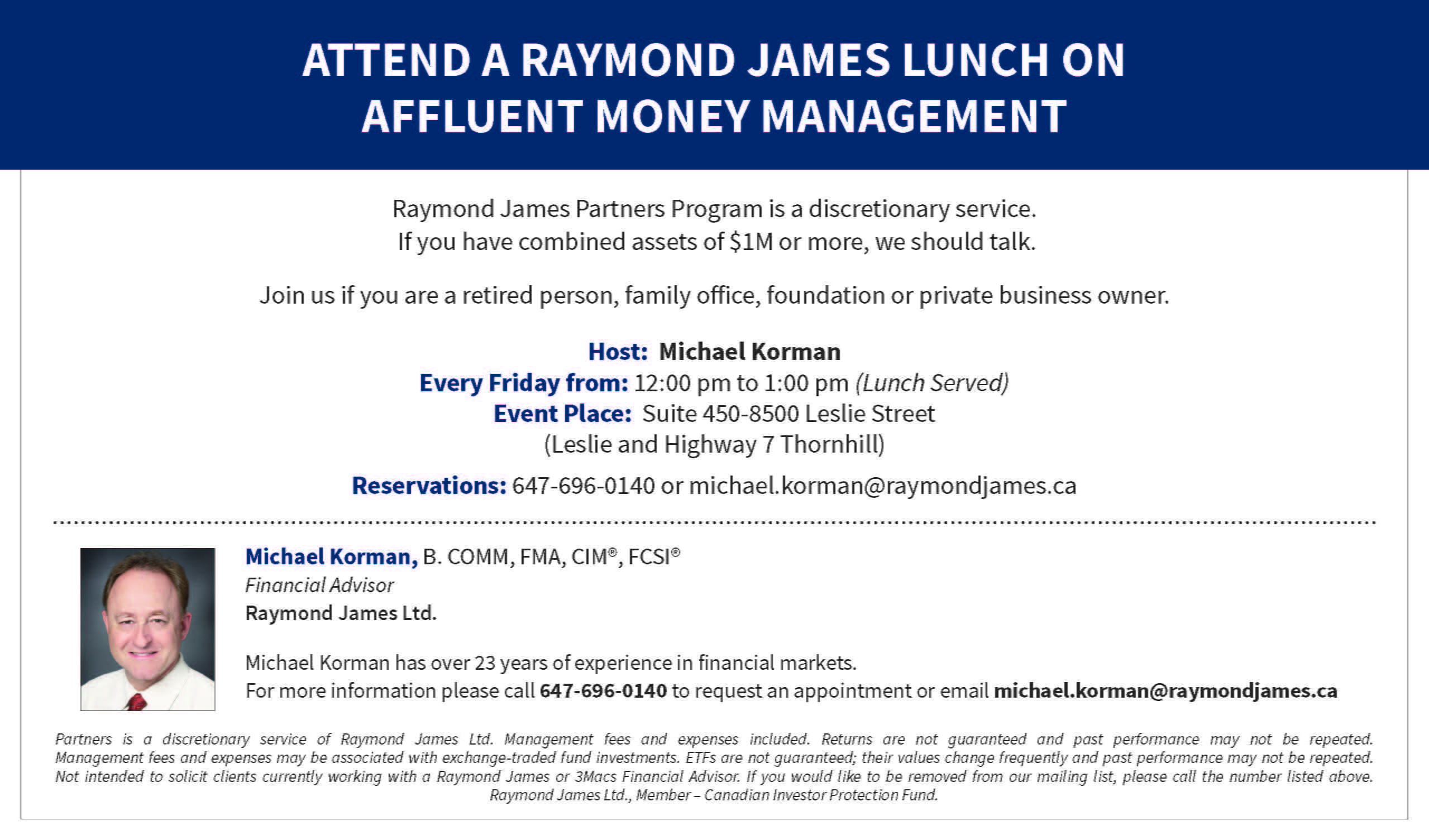 Raymond James partners program